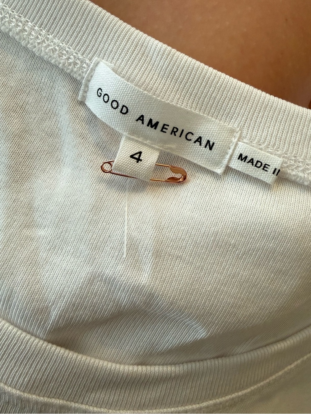 NWOT Good American Ruched Tank - Picture 5 of 5